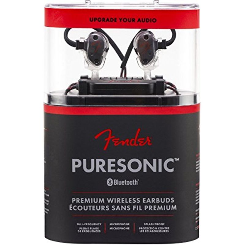 Fender PureSonic Premium Wireless Earbuds, Gray