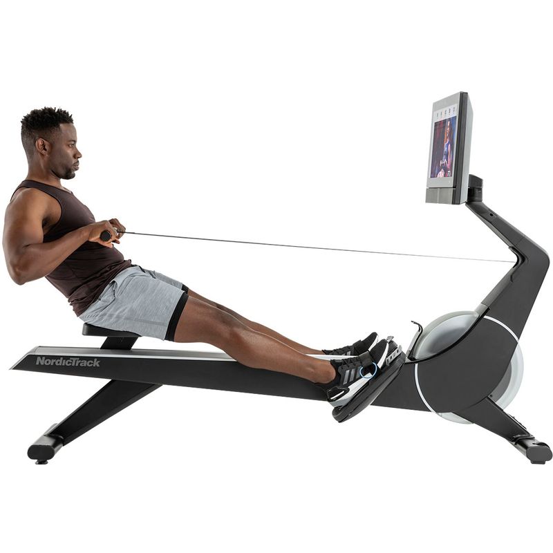 Alt View Zoom 22. NordicTrack RW900 Smart Rower with Upgraded 22” HD Touchscreen and 30-Day iFIT Family Membership - Black