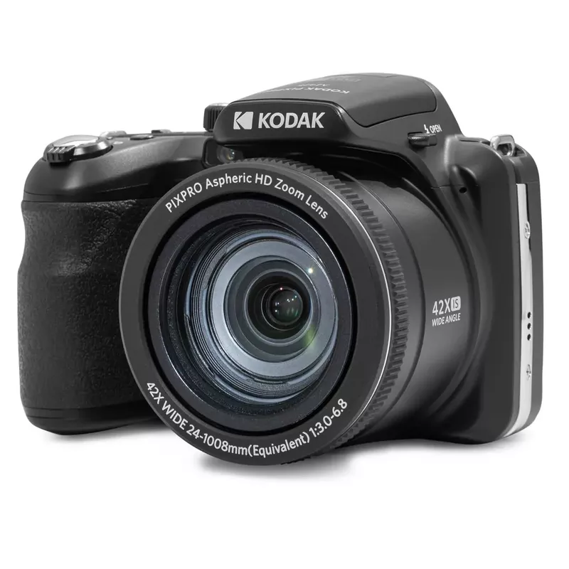 KODAK PIXPRO AZ425 Astro Zoom 20MP Full HD Digital Camera, Black, Bundle with 32GB Memory Card and Camera Bag