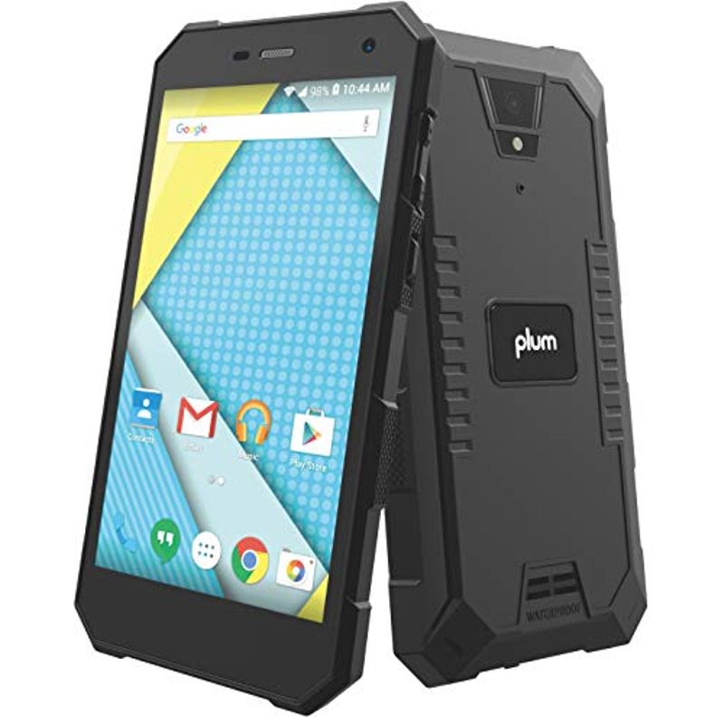 Rugged Unlocked Smart Phone 4G GSM IP68 Certified Military Grade Water Shock Proof 5000 Mah Battery ATT Tmobile Cricket Metro - Black