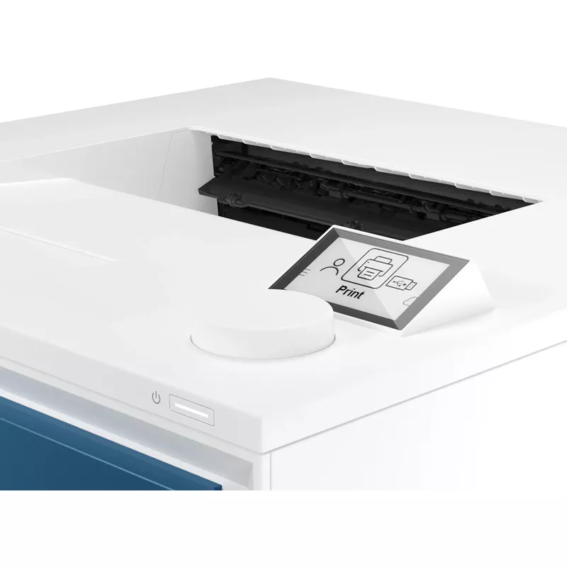 HP - LaserJet Pro 4201dw Wireless Color Laser Printer - White/Blue