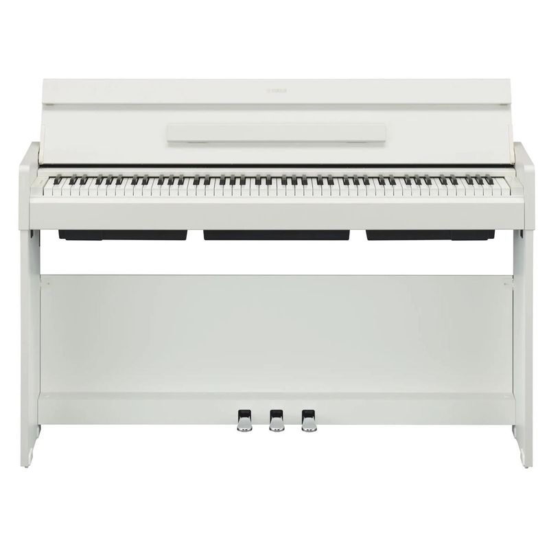 Yamaha Arius YDP-S35 88-Key Slim Design Weighted Action Console Digital Piano, White Walnut