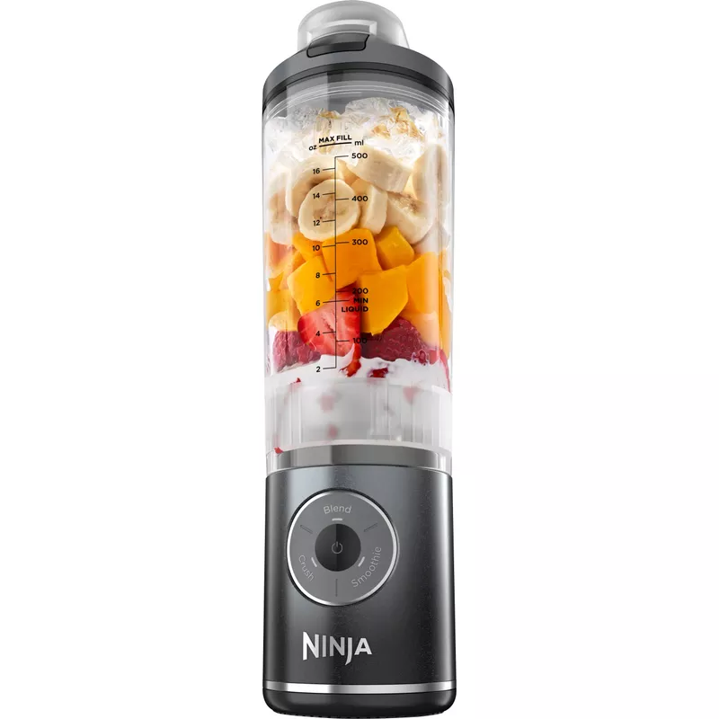 Ninja - Blast Max 22oz Portable Blender - Cool Gray