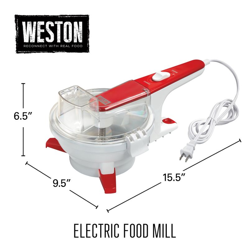 Weston Electric Food Mill - White