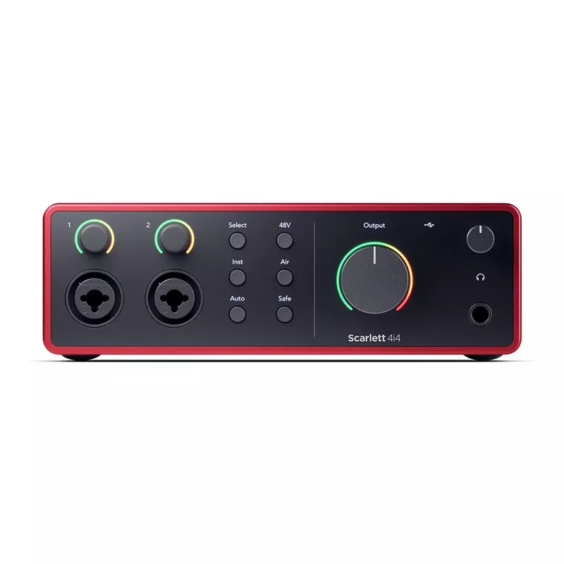 Focusrite Scarlett 4i4 4th Gen USB Interface with Software Suite