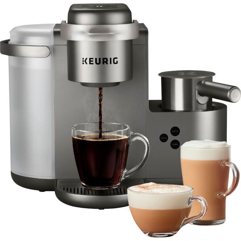 Front Zoom. Keurig - K-Cafe Special Edition Single Serve K-Cup Pod Coffee Maker with Milk Frother - Nickel