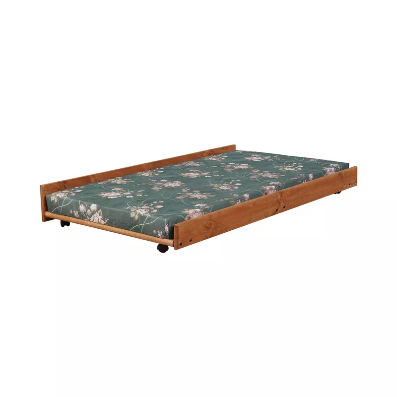 Wrangle Hill Trundle with Bunkie Mattress Amber Wash