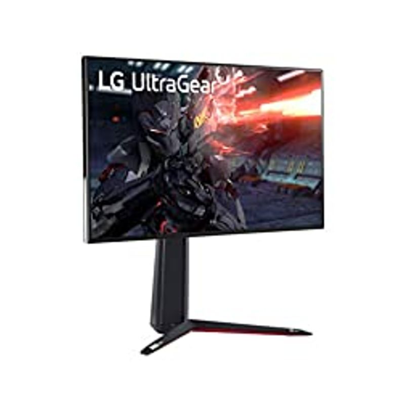 LG - 27" UltraGear UHD Nano IPS 1ms 144Hz G-SYNC Compatible Gaming Monitor with HDR (DisplayPort, HDMI, USB) - Black