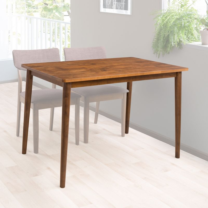 CorLiving Branson Dining Table with Splayed Legs - Brown