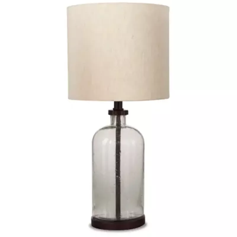Clear/Bronze Finish Bandile Glass Table Lamp (1/CN)