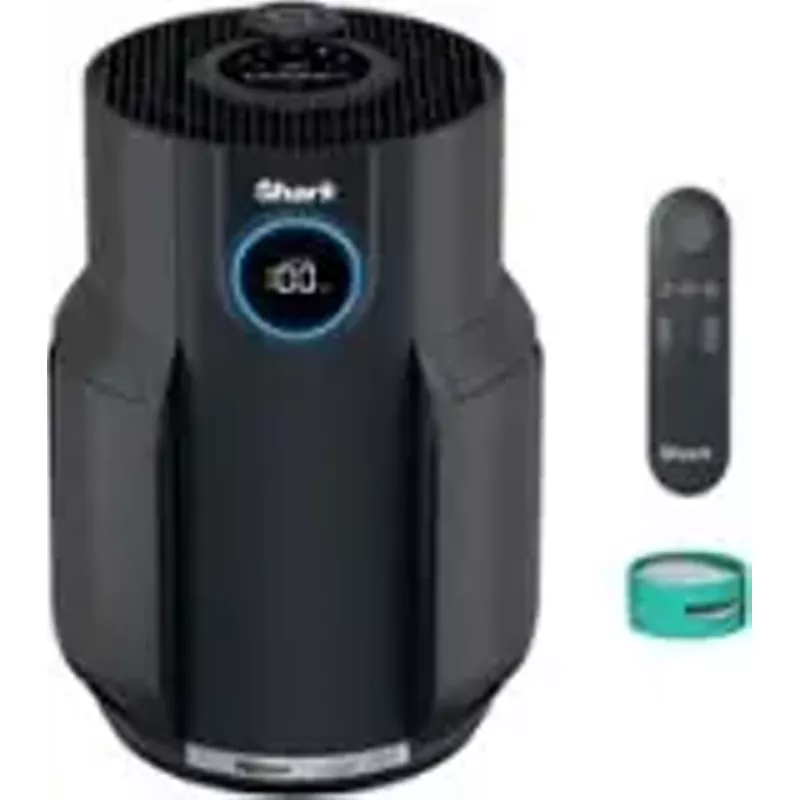 Shark - NeverChange Air Purifier, 5-Year Filter Life, 650-sq Ft - Black