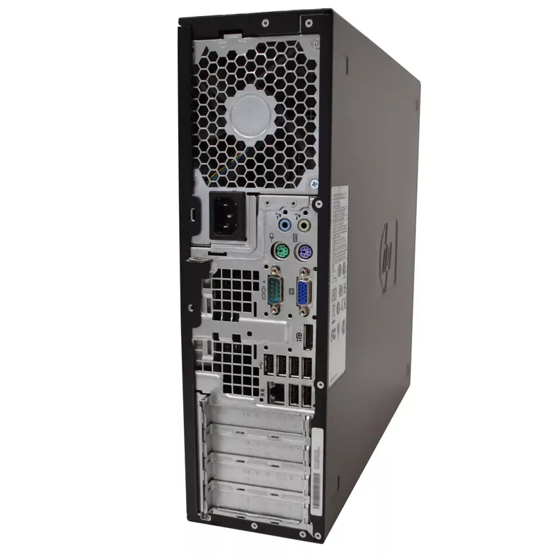 HP EliteDesk 8100 Desktop Computer, 3.2 GHz Intel i5 Dual Core, 8GB DDR3 RAM, 500GB HDD, Windows 10 Home 64bit, 19in LCD (Refurbished)