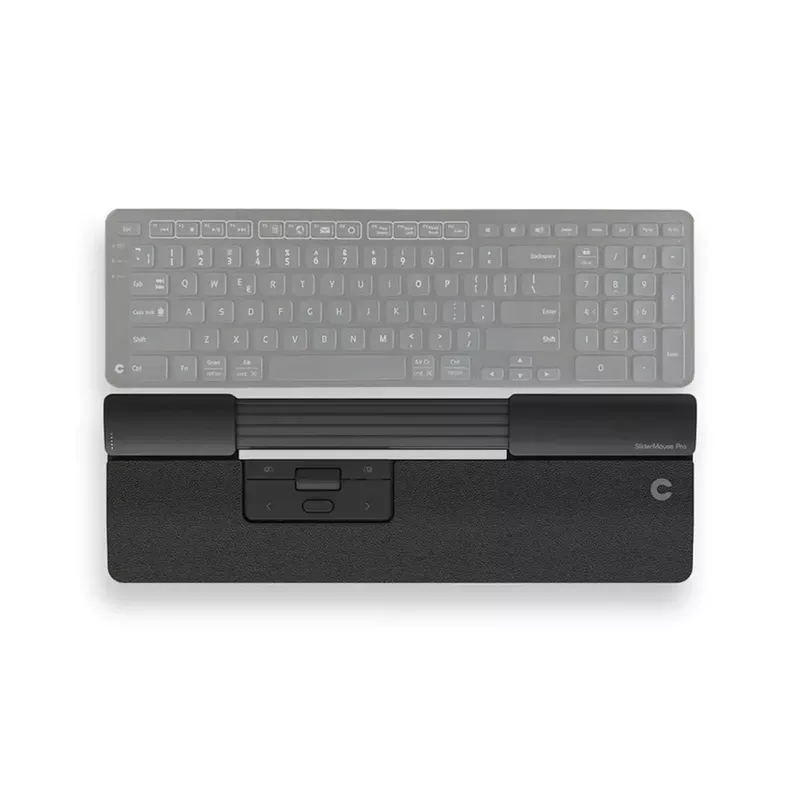 Contour Design Wired SliderMouse Pro with Vegan Leather Wrist Rest - Regular