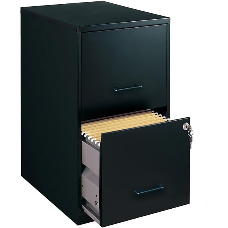 Office Designs Black-colored 2-drawer Steel File Cabinet