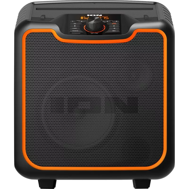 ION Audio - Sport XL High-Power All-Weather Rechargeable Portable Bluetooth Speaker - Black