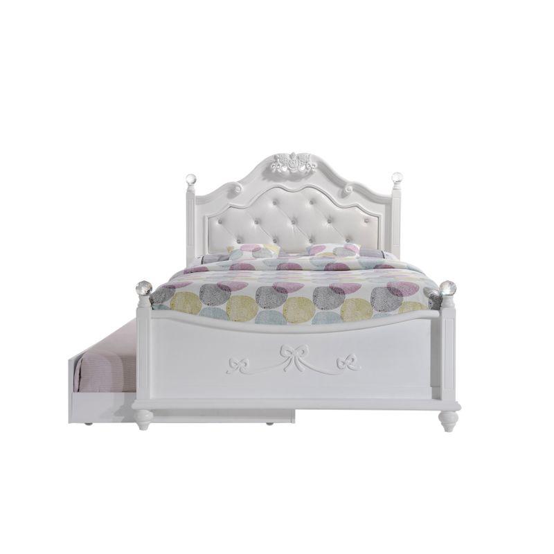 Picket House Furnishings Annie Full Platform 3-piece Bedroom Set with Stora - Full White