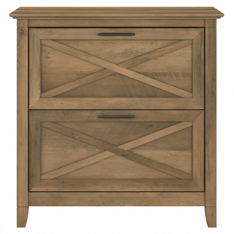 Key West 2 Drawer Lateral File Cabinet by Bush Furniture - Reclaimed Pine