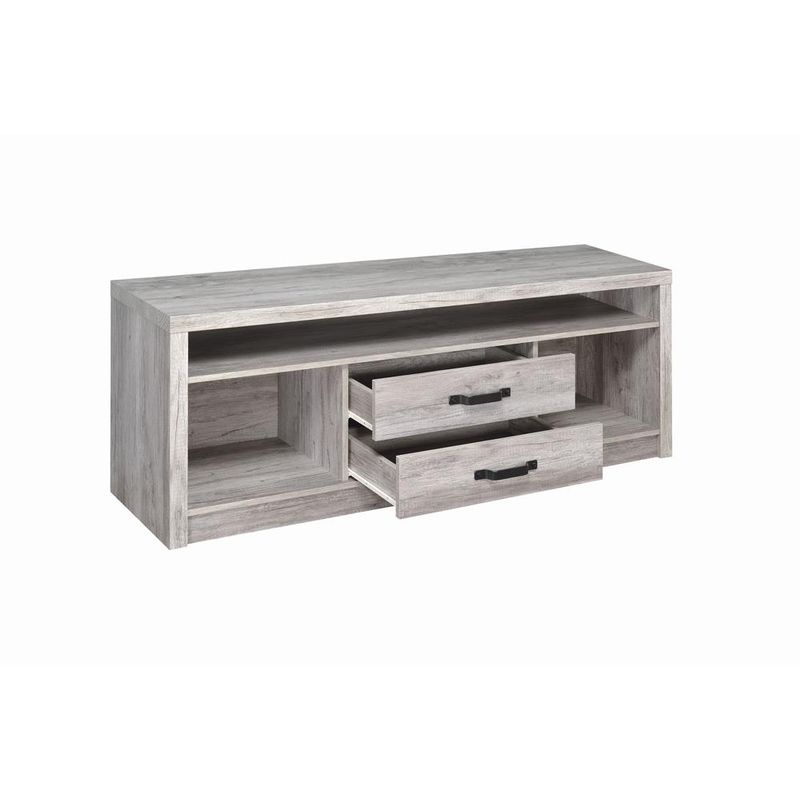 2-drawer TV Console Grey Driftwood