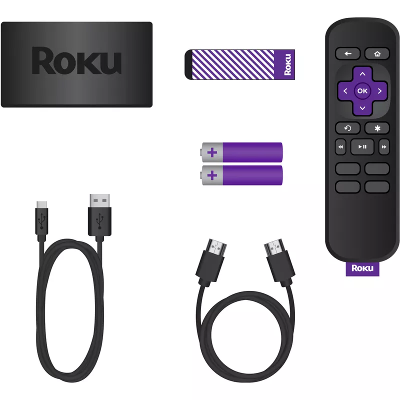 Roku Express ,  Streaming Media Player with Standard Remote (no TV controls) - Black