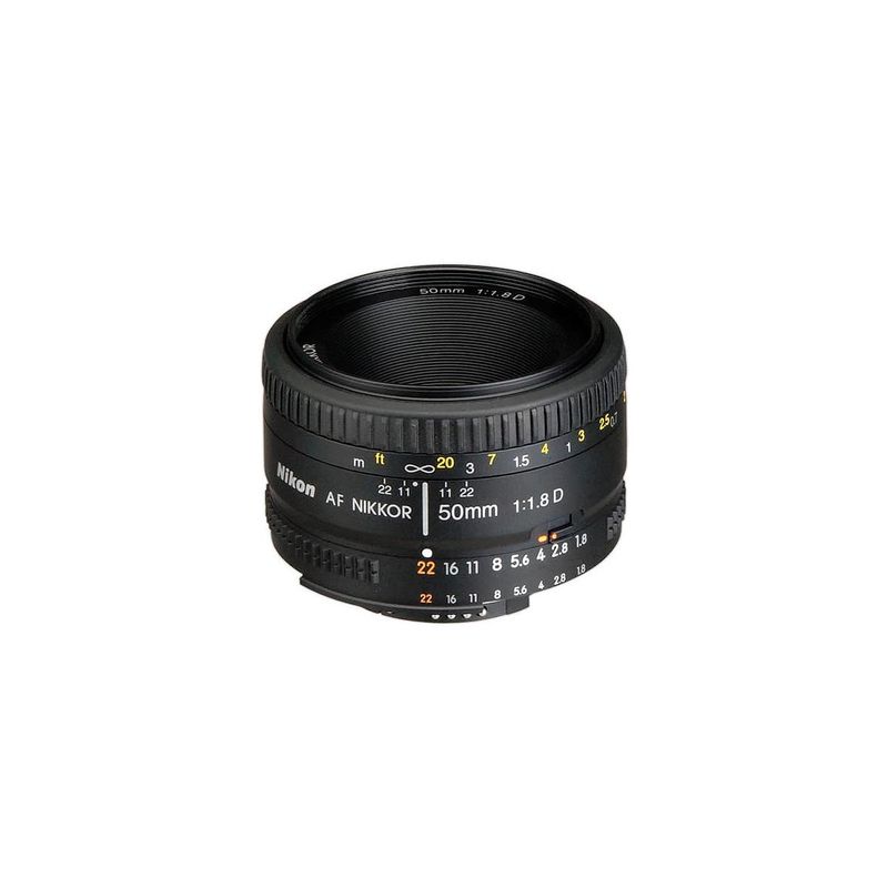 Nikon - AF NIKKOR 50mm f/1.8D Standard Lens - Black