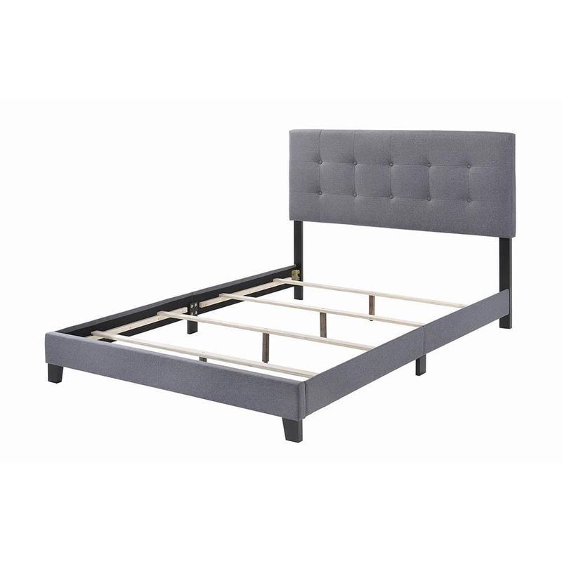 Mapes Tufted Upholstered Full Bed Grey