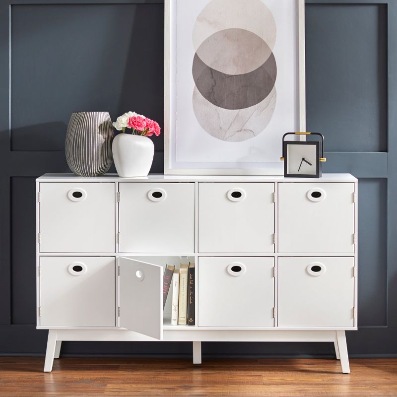 Simple Living Extra Large Jamie Cabinet - Charcoal Grey