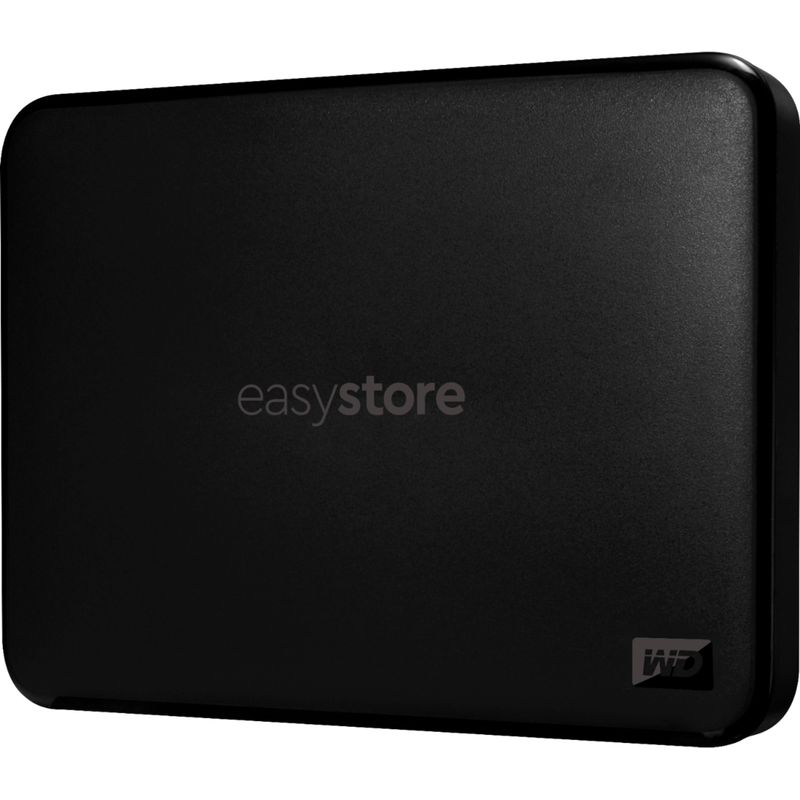Front Zoom. WD - Easystore 1TB External USB 3.0 Portable Hard Drive - Black