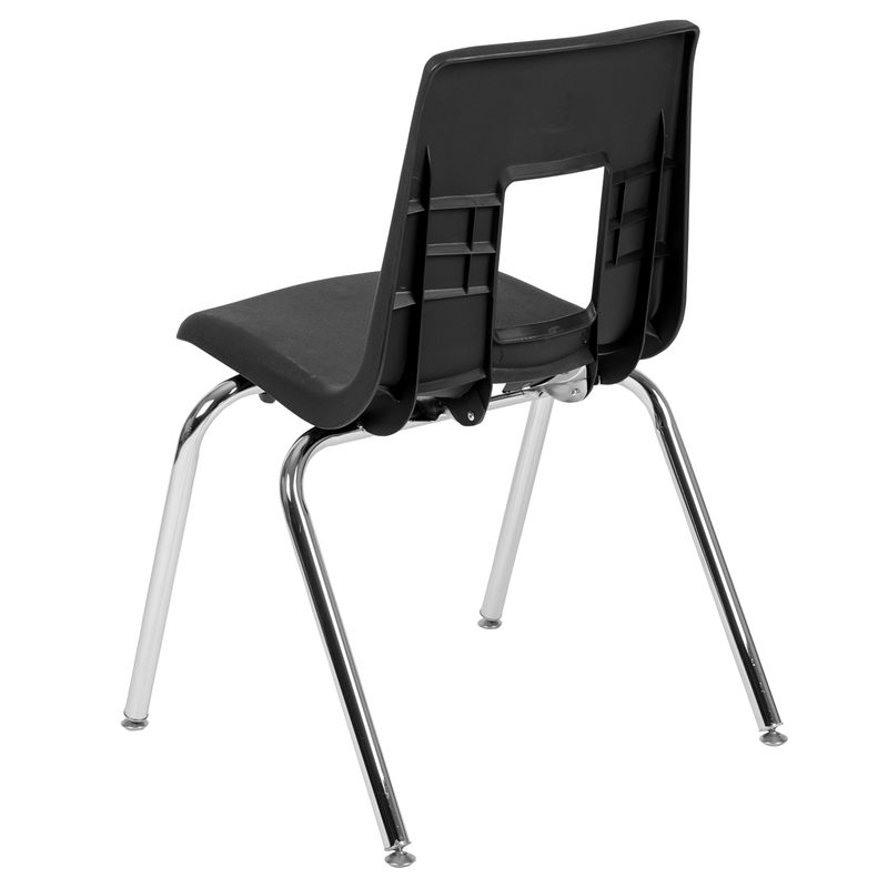 Advantage Student Stack School Chair - 18-inch - Navy