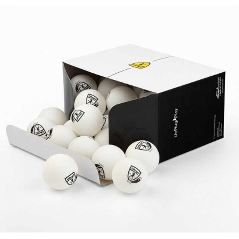 Killerspin 25 Pack White 40+ Table Tennis Training Balls