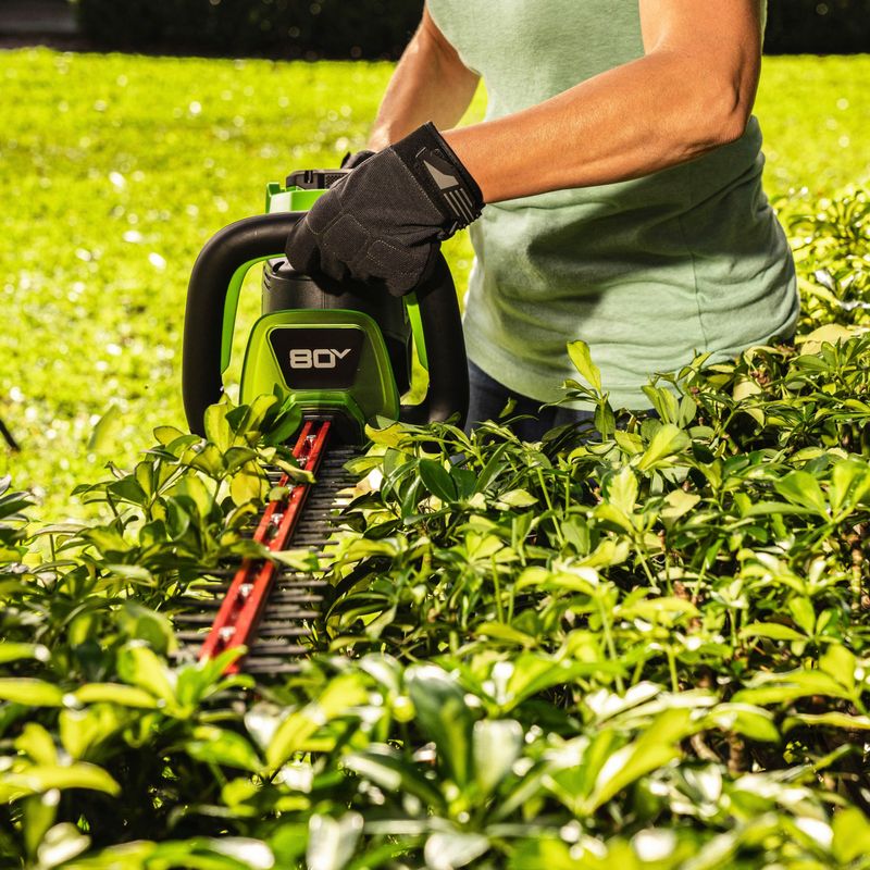 Alt View Zoom 15. Greenworks - 80-Volt 26-Inch Cordless Brushless Hedge Trimmer (1 x 2.0Ah Battery and 1 x Charger) - Green