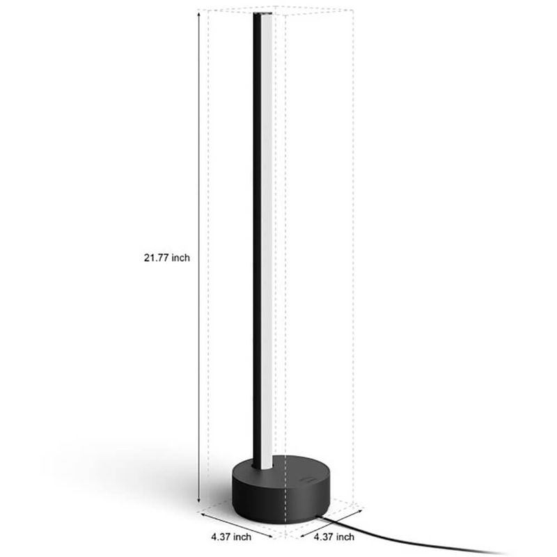 Hue Gradient Signe Table Lamp - Black