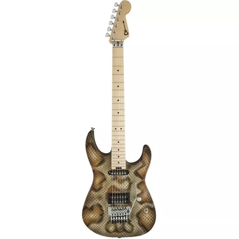 Charvel Pro-Mod Snake Warren DeMartini Signature Electric Guitar. Maple FB, Snakeskin