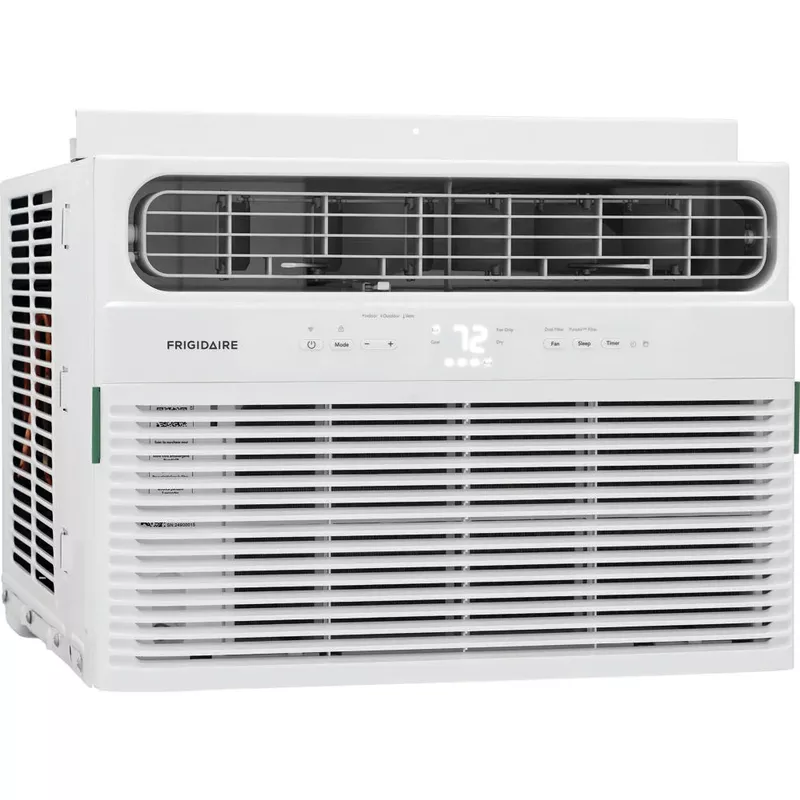 Frigidaire - 10,000 BTU Smart Window Air Conditioner with Wi-Fi and Remote in White