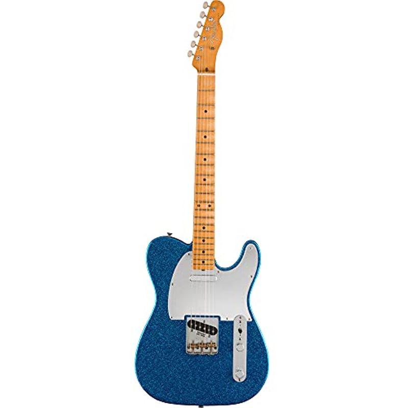 Fender Artist Series J Mascis Telecaster Electric Guitar, Bottle Rocket Blue Flake