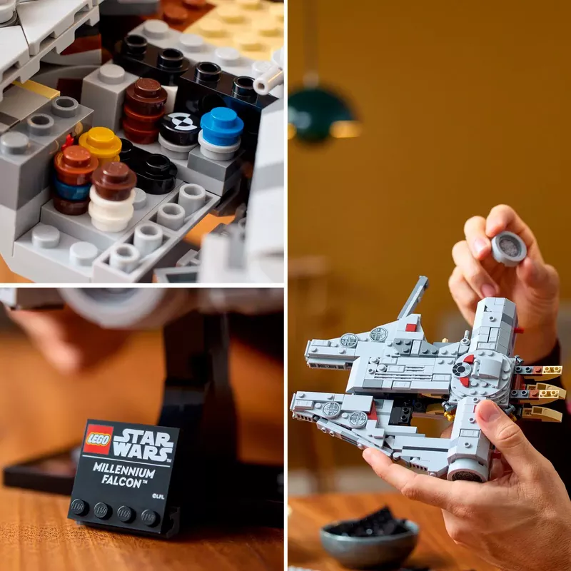 LEGO - LEGO Star Wars Millennium Falcon 25th Anniversary Buildable Starship Model 75375