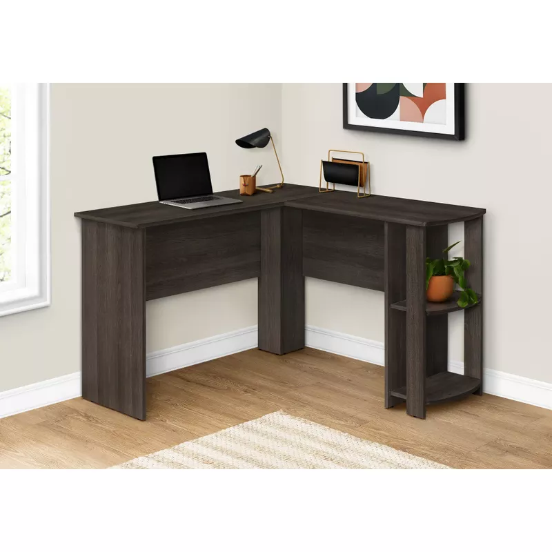 Rent to own Computer Desk/ Home Office/ Corner/ Storage Shelves/ 48"L