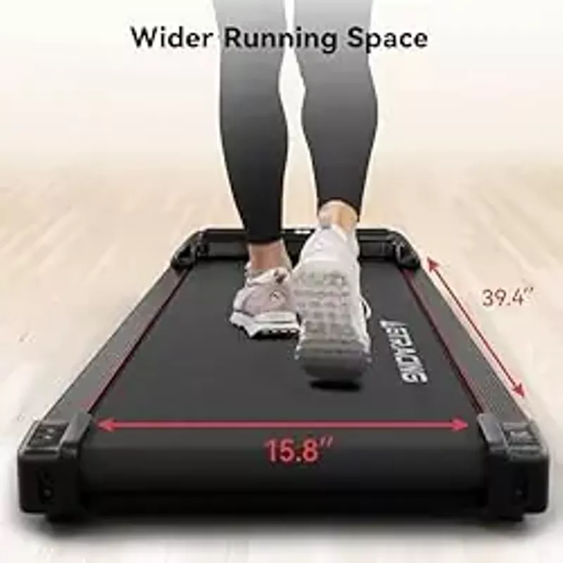 GTRACING Walking Pad Treadmill, Under Desk Treadmill for Home, Portable Treadmill with Remote Control, Jogging Machine 300 lbs Weight Capacity