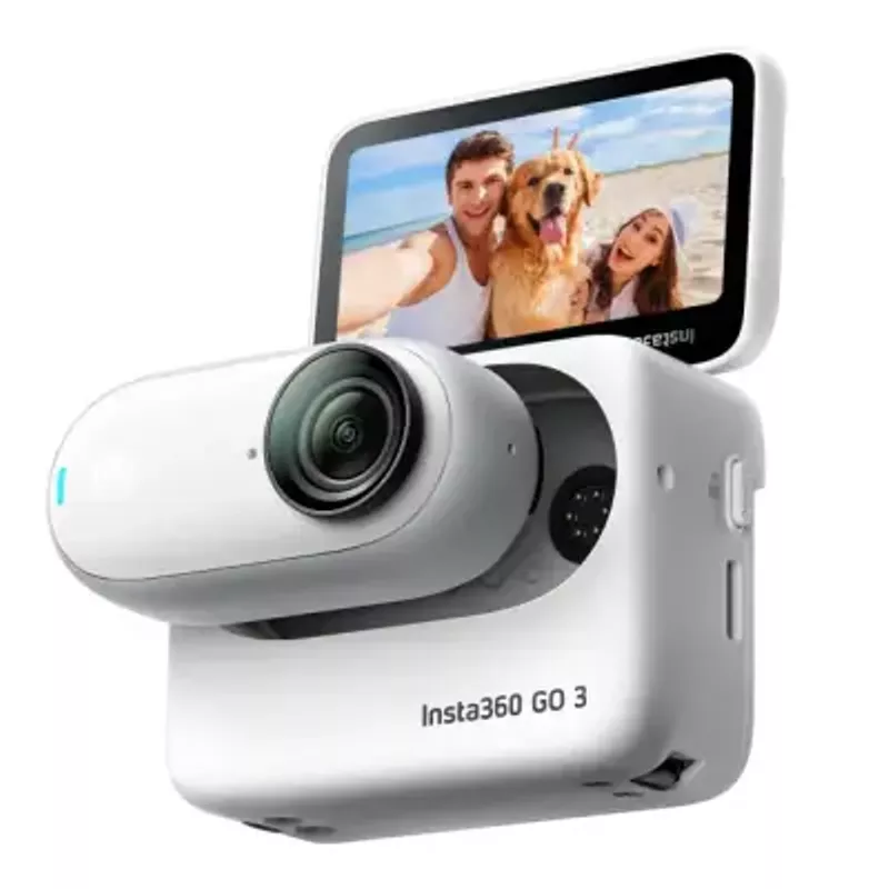 Insta360 - GO 3 (64GB) Action Camera with Lens Guard - White