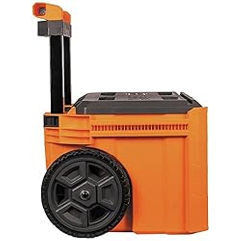 Klein Tools 54802MB MODbox Rolling Toolbox, Modular Tool Storage System with Side Mounting, 10-Inch Rubber Wheels, Removable Handle
