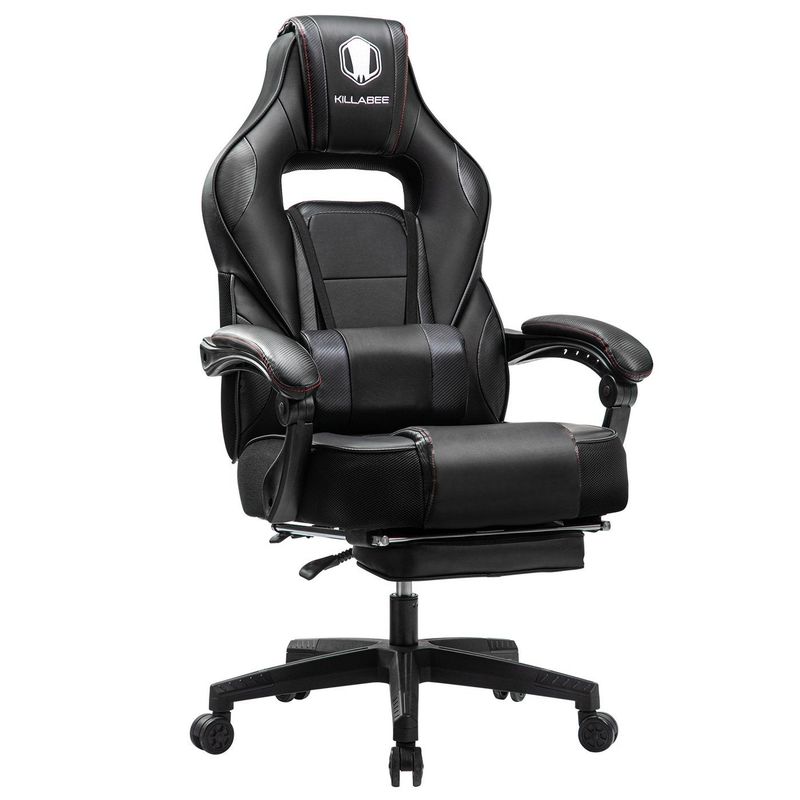 TiramisuBest  Gaming Chair Reclining Racing Computer Office Chair - Black