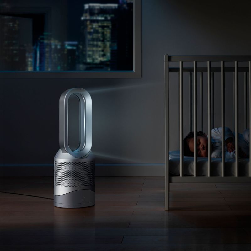Alt View Zoom 13. Dyson - HP01 Pure Hot + Cool Air Purifier, Heater and Fan - Iron/Silver