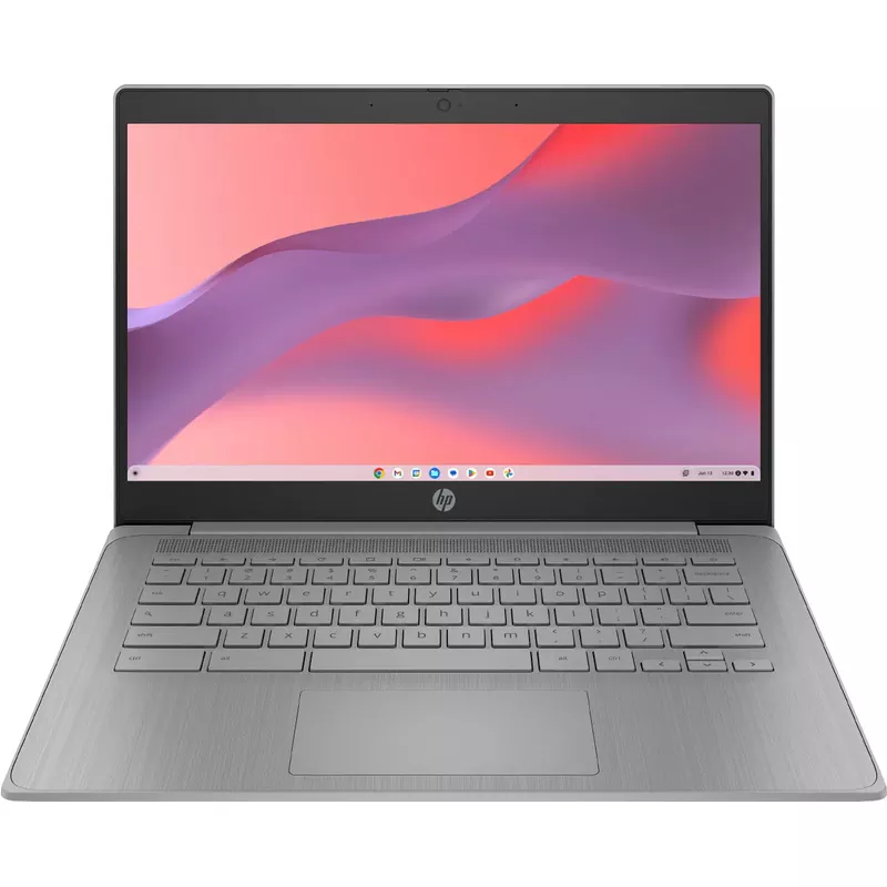 HP - 14" Chromebook Laptop - Intel Celeron - 4GB Memory - 64GB eMMC - Modern Gray