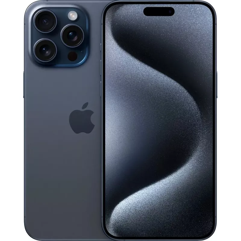 Apple - iPhone 15 Pro Max 256GB Blue Titanium (Universal)