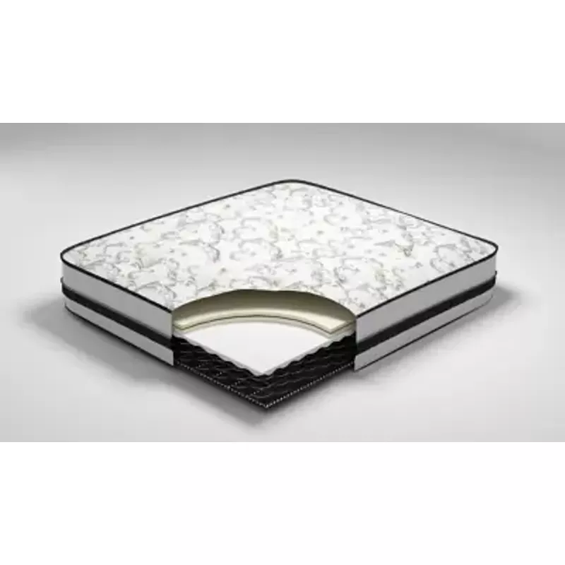 White 8 Inch Chime Innerspring Twin Mattress/ Bed-in-a-Box