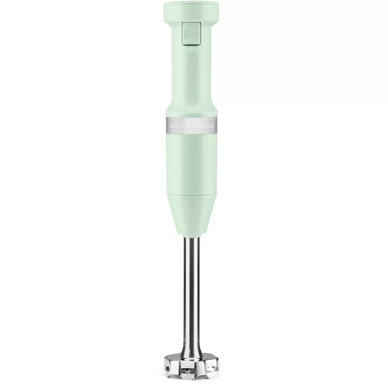 KitchenAid Corded Variable-Speed Immersion Blender in Pistachio with Blending Jar