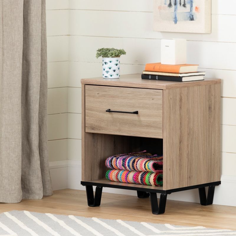 South Shore Fakto 1 Drawer Nightstand