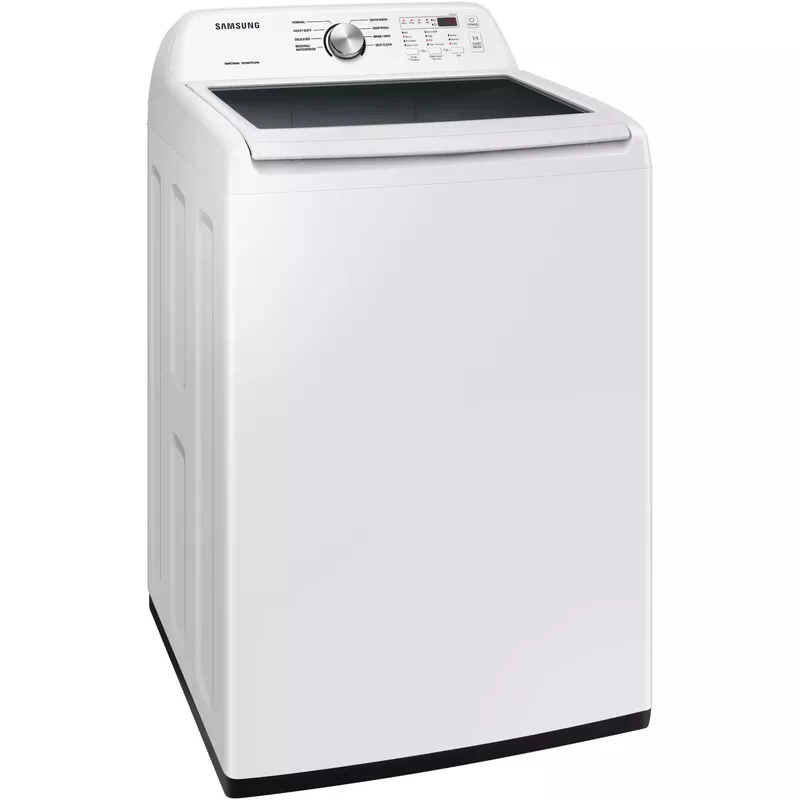 Samsung 4.4-Cu. Ft. Top Load Washer with ActiveWave Agitator and Solf-Close Lid, White