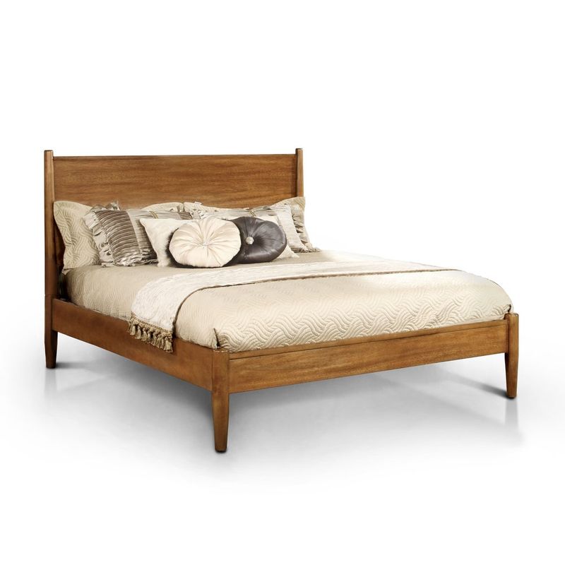 Furniture of America Fopp Mid-century Oak 2-piece Bedroom Set - California King