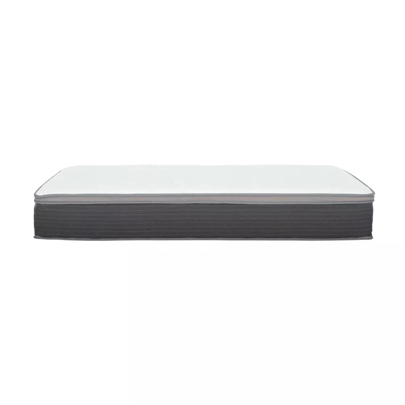Equilibria 12 in. Medium Memory Foam & Pocket Spring Hybrid Euro Top Bed in a Box Mattress, Twin XL