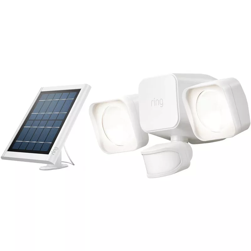Ring Smart LED Solar Flood Light - White